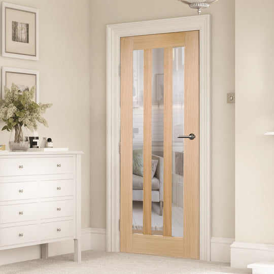 Idaho Utah Clear Glazed Prefinished Door