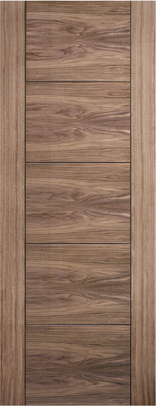 Contemporary Walnut Maya Fire Door