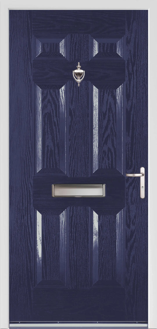 Warwick Blue External Fire Doorset