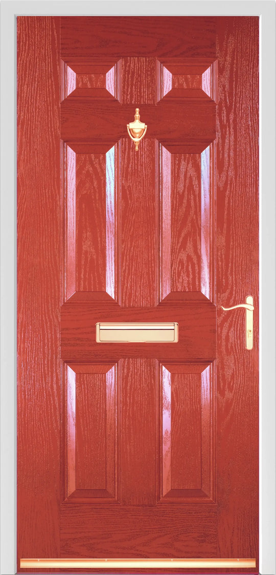 Warwick Red External Fire Doorset