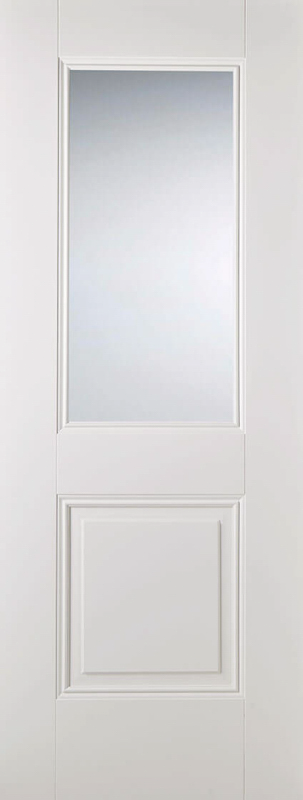 ARNHEM 1L 1P WHITE PRIMED GLAZED DOOR