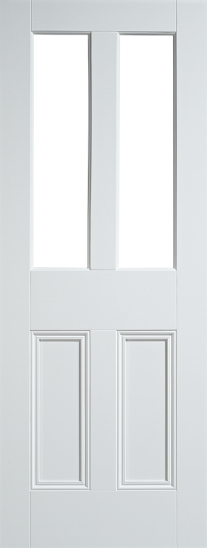 Nostalgia White Malton White 2P-2L Unglazed Door