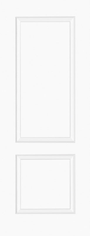 Berlin 2P Smooth White Moulded Fire Door