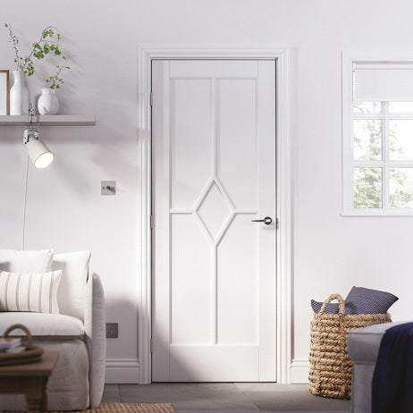 REIMS WHITE PRIMED INTERNAL DOOR