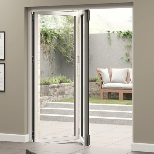 6ft Premium Slimline White Aluminium Bifold Doors