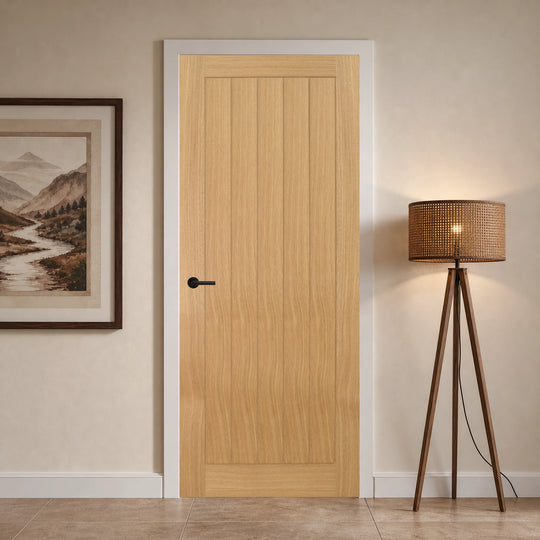 Wiltshire Oak Fire Door Fully Finished