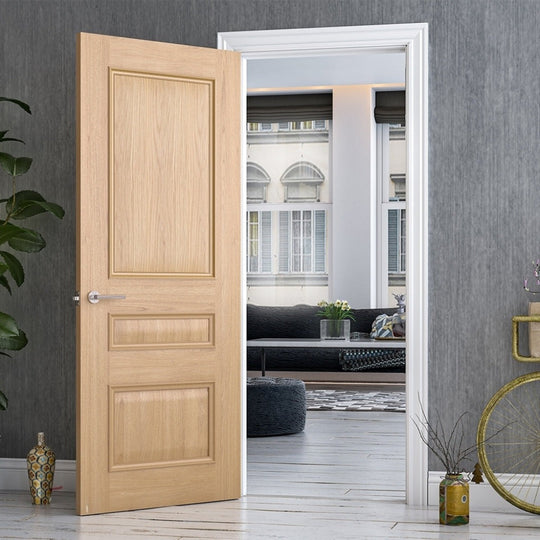 Windsor 3 Panel Oak Interior Fire Door