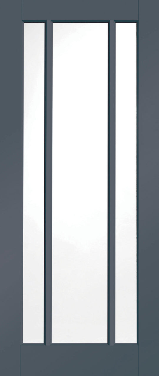 Worcester Custom Colour Clear Glazed Internal Door