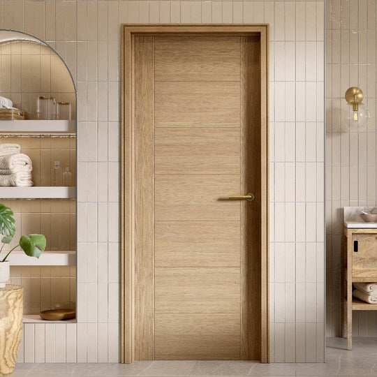 Carini Oak 7 Panel Internal Door