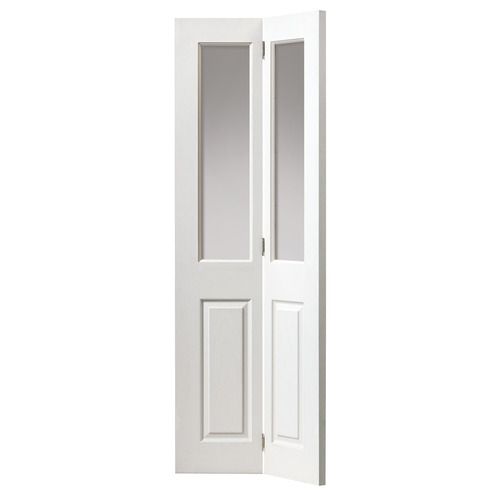 Canterbury White Moulded Glazed Bifold Door