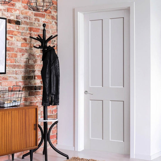 Rushmore 4 Panel White Fire Door