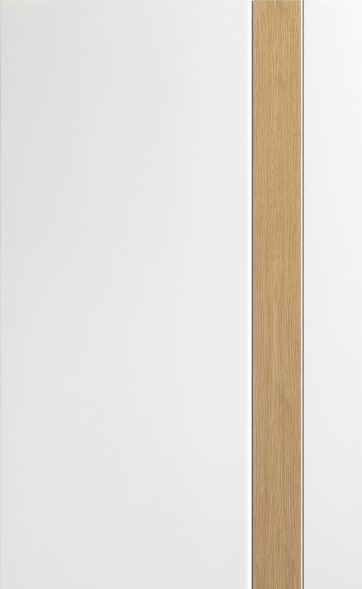 Praiano White Rustic Oak Door Small Image