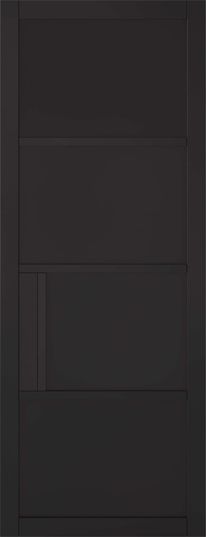 Black Chelsea 4 Panel Pocket Door System
