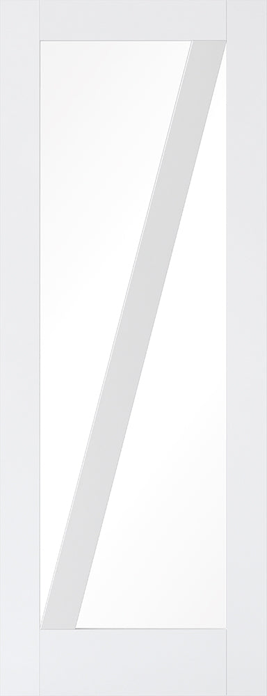 Barn Style White Glazed Internal Door 