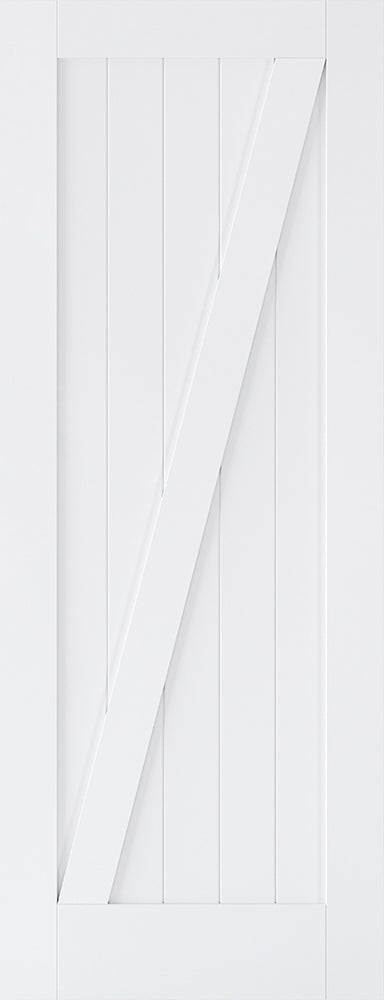Barn Style White Internal Door 