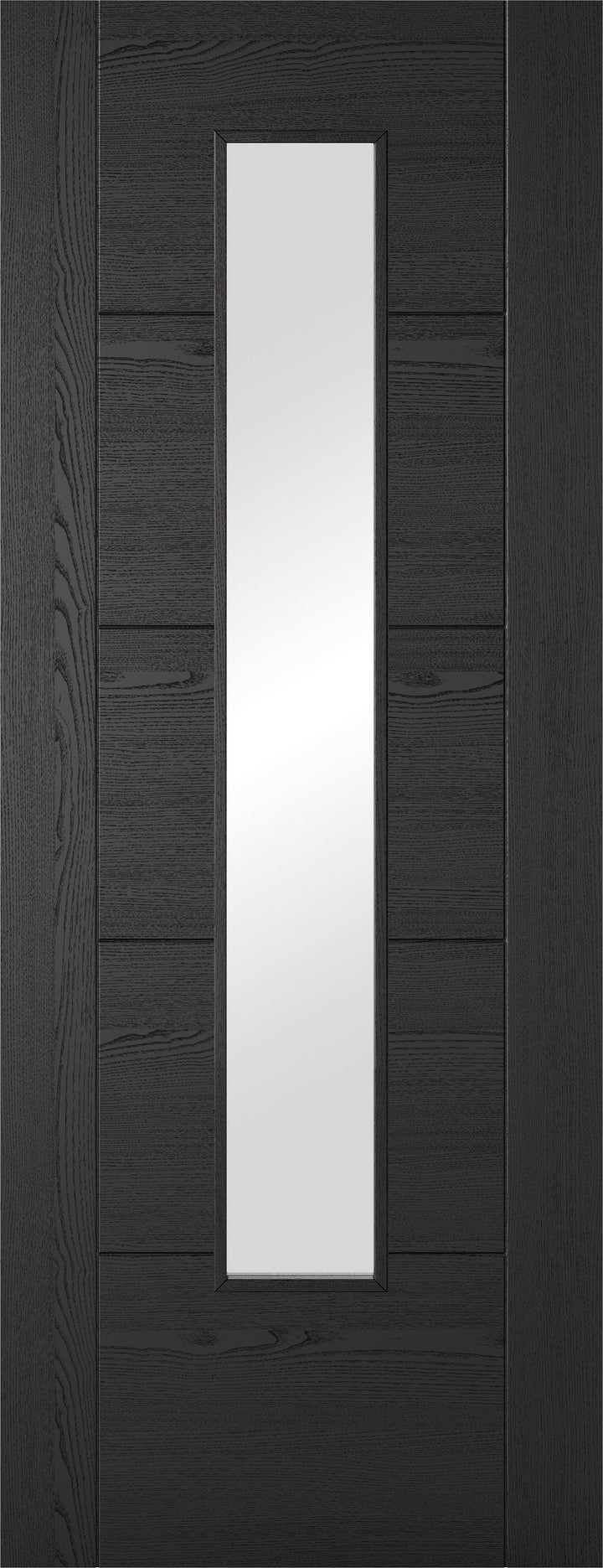 Black Ash 1L Vancouver Laminate Glazed Door 