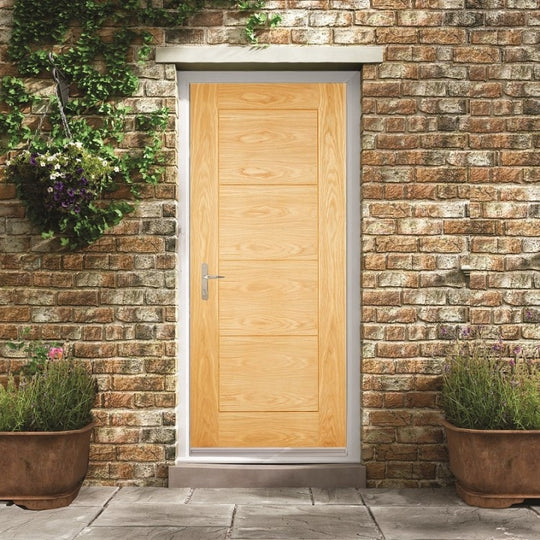 Modica External Oak Warmer Door