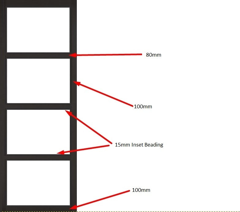 Industrial Style Fire Door Pair Custom Made