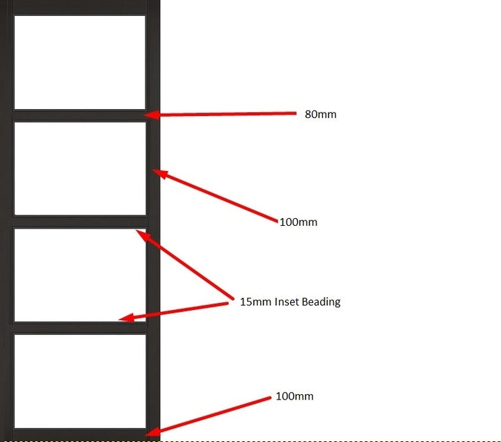 Industrial Style Fire Door Pair Custom Made