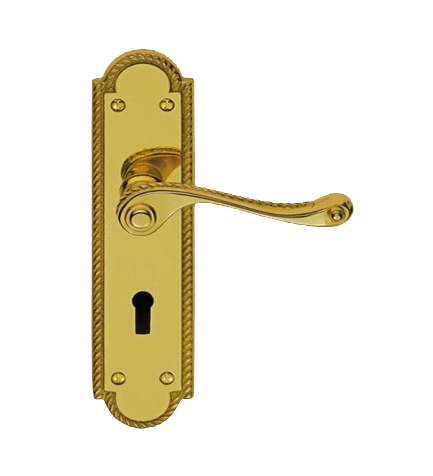 Georgian Suite Shaped Plate Lever