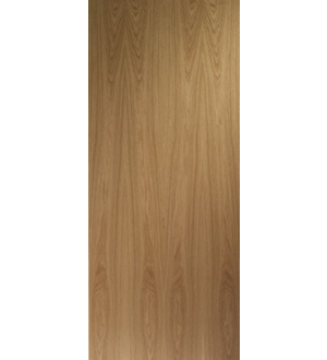 Contemporary Flush Oak FD60 Fire Door