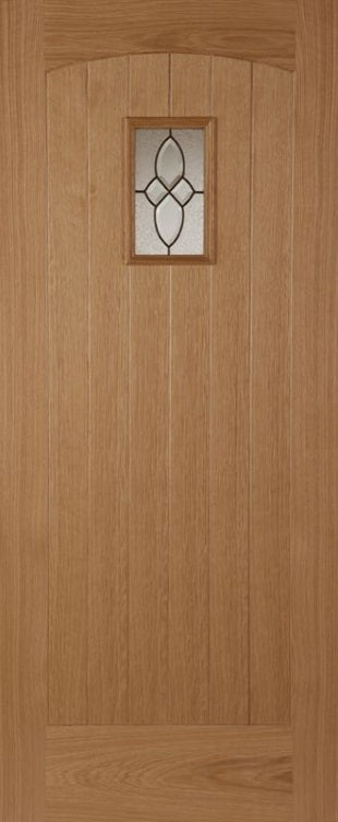 Oak Cottage Black External Door