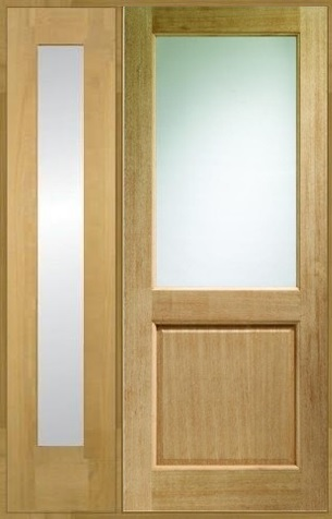 2XG Oak Grand Entrance Door Set