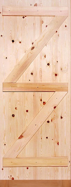 Redwood Ledged & Braced Door