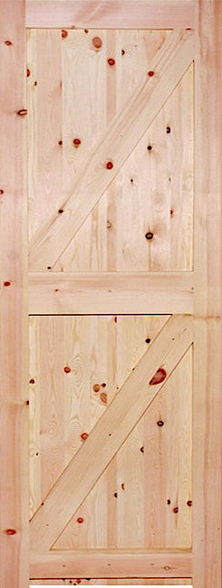 Redwood Framed Ledged & Braced Door