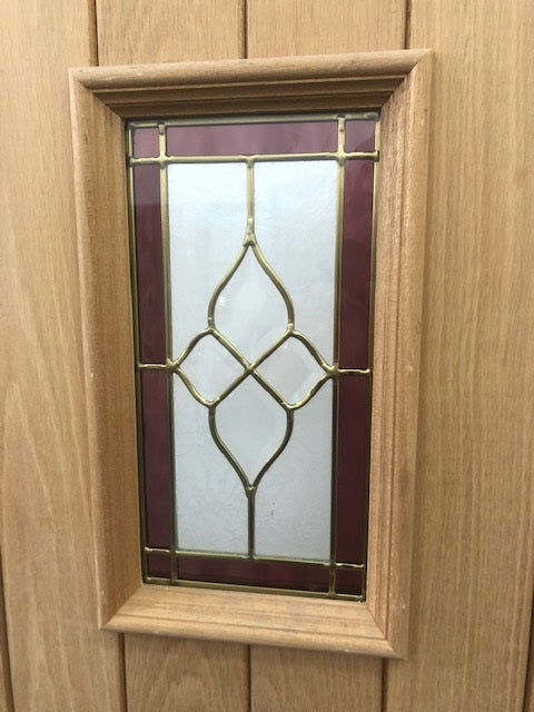 Clearance Chancery Onxy Tri -Glzed External Oak Door
