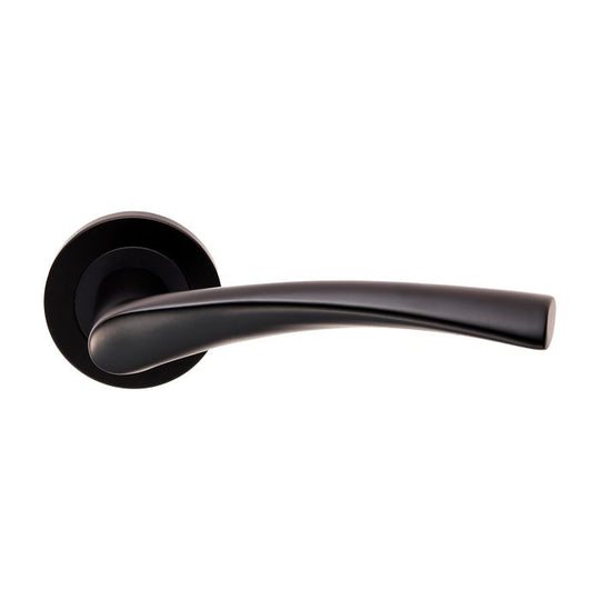 Breeze Lever on Rose Matt Black