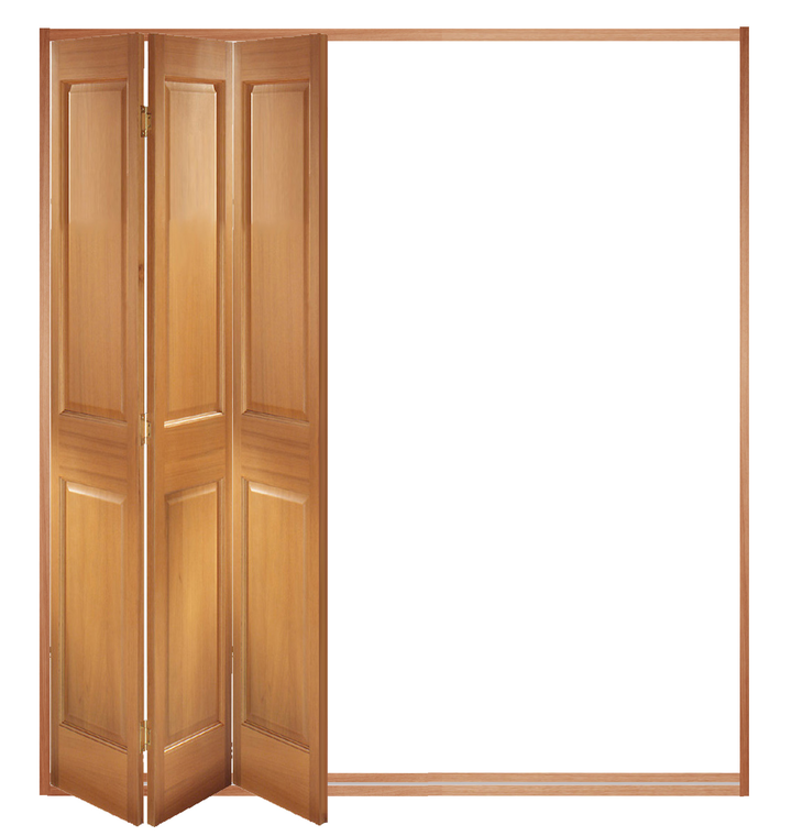 3 Leaf Oak Victorian 2 Panel Bi-Folding Set