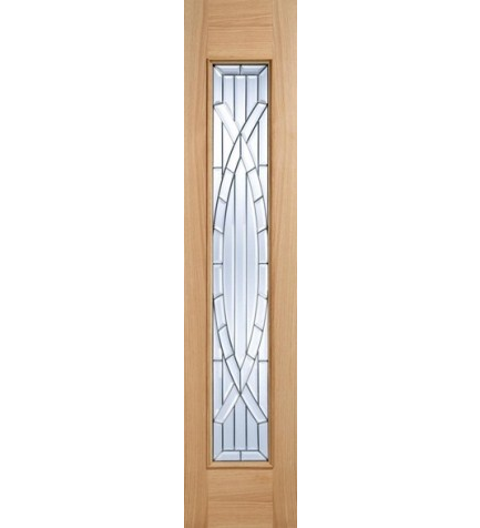 Majestic External Oak Sidelight Style 2