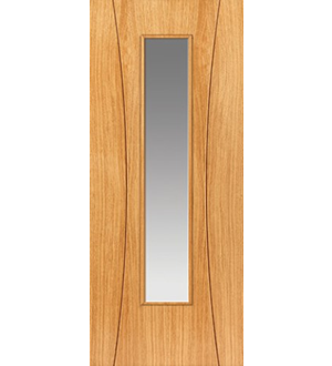 Contemporary Arcos Glazed Internal Oak Door