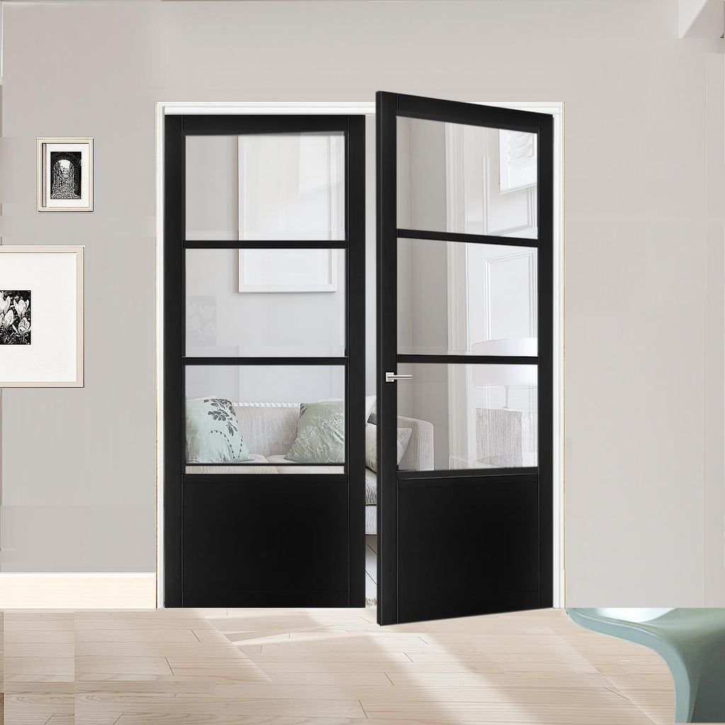 Industrial Style WK0136C Custom Made French Doors