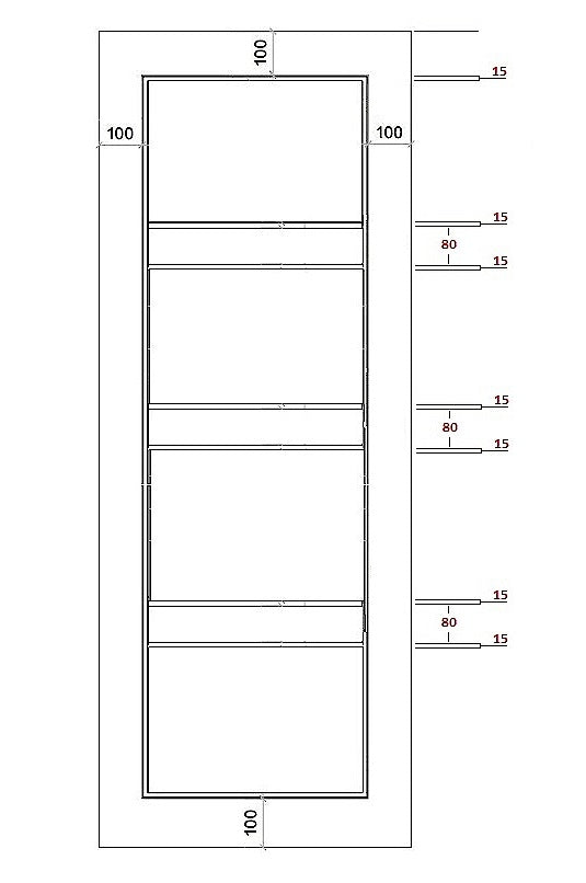 Industrial Style Custom Made Fire Door