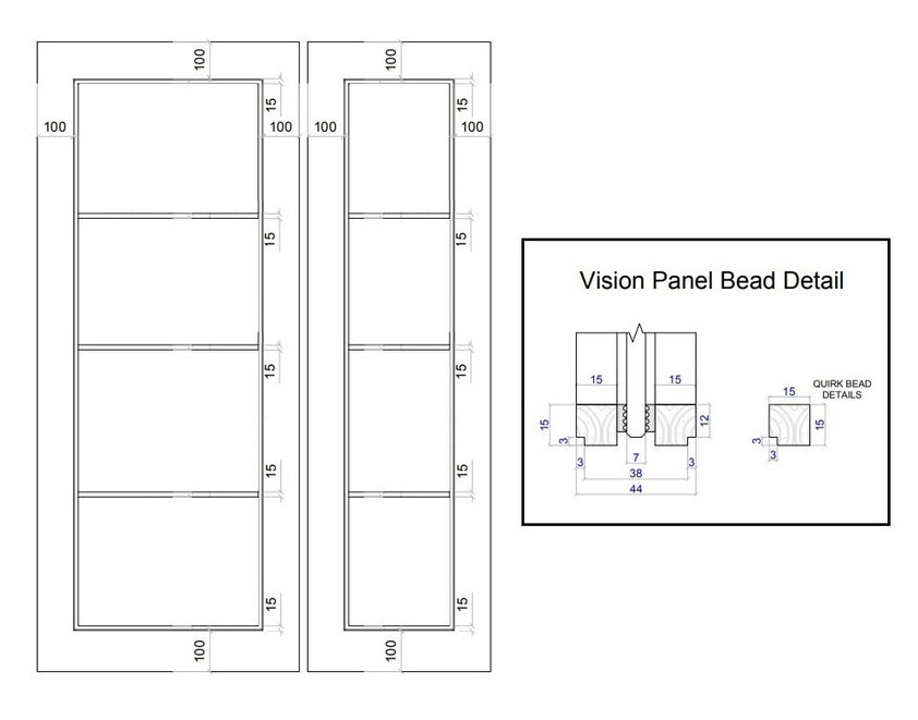 Buy Now Industrial Style Offset Fire Door Pairs | Industrial Offset ...