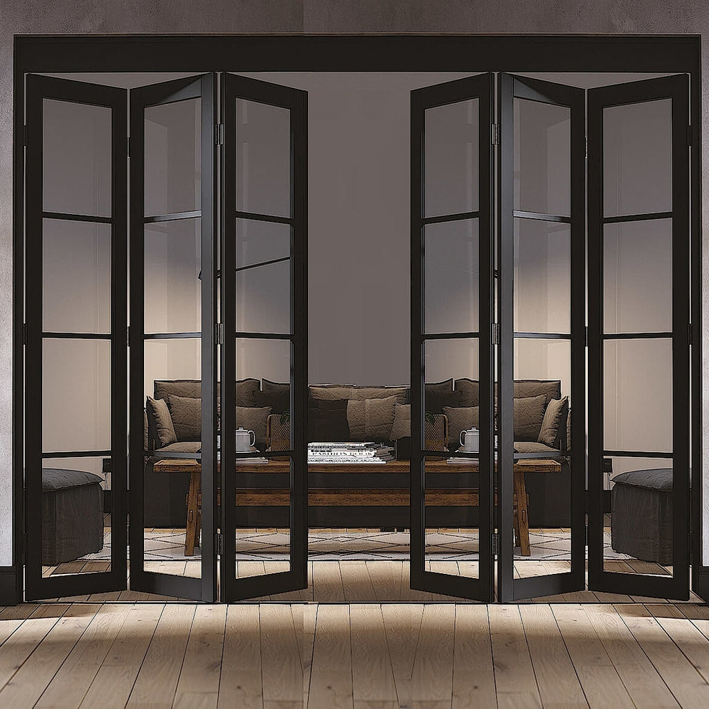 SOHO 6 DOOR INDUSTRIAL STYLE FOLDING DOOR