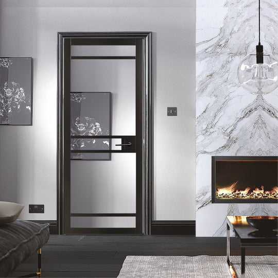 CUSTOM MADE W2136 SLIMSTILE 80MM INDUSTRIAL STYLE DOOR