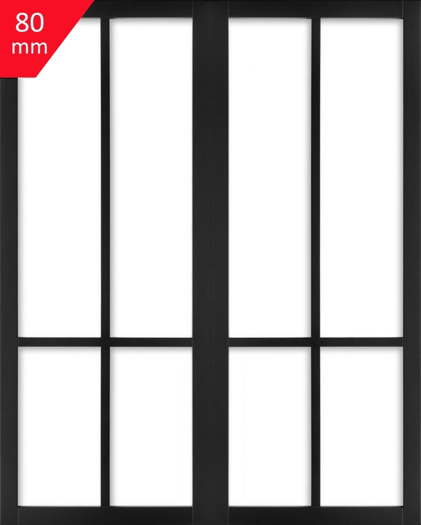 Industrial Style WK5136C Custom Made French Doors