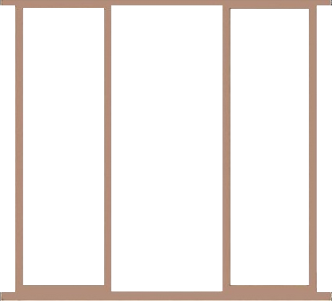 Hardwood 23" Sidelight Frame Kit Door Height 80"