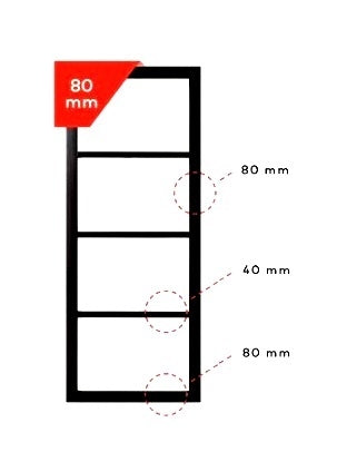 CUSTOM MADE W6136 SLIMSTILE 80MM INDUSTRIAL STYLE DOOR