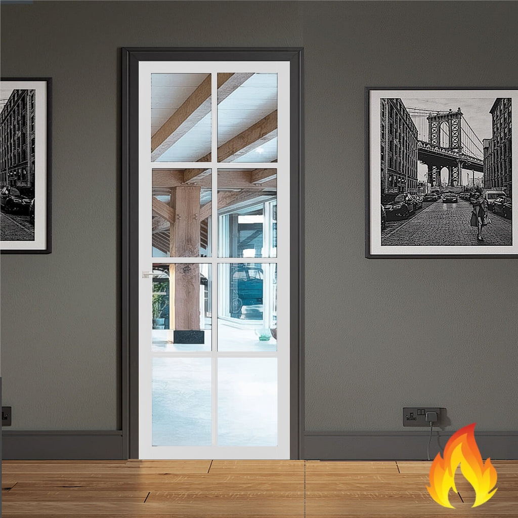 Industrial Style Extra Slim 8L Fire Door 