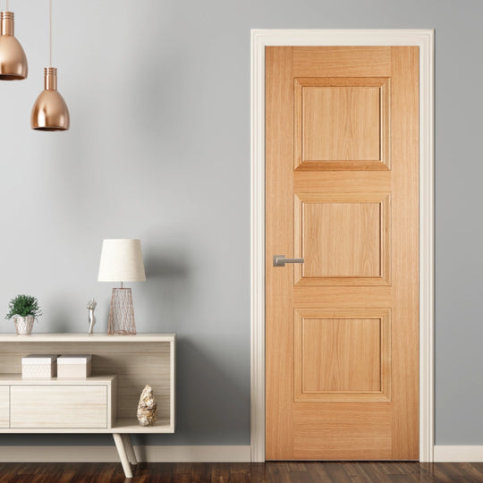 Amsterdam 3 Panel Oak Internal Door