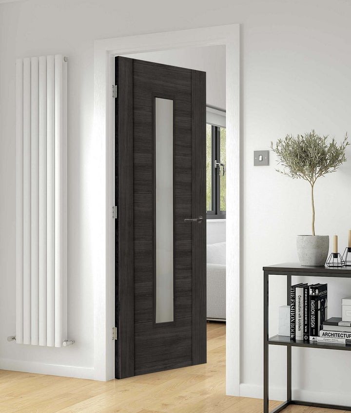 Glazed Internal Doors | Oak, White & Clear Glass | Emerald – Emerald Doors