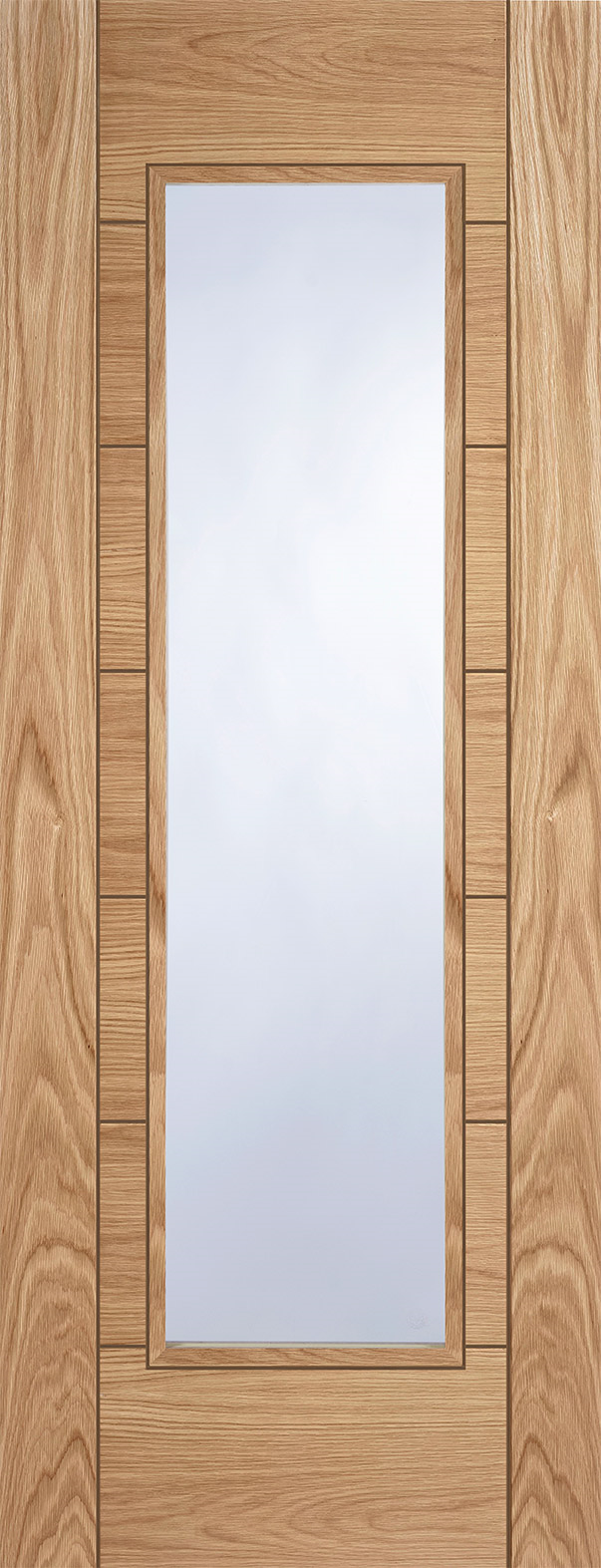 Corsica Oak 1 Light Glazed Fire Door