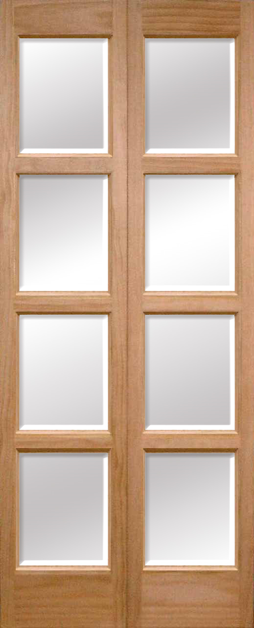 Custom Made Oak Bardsley Glazed Bifold