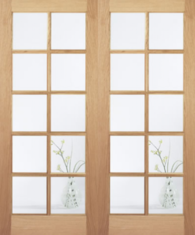 Elegance SA 10L Clear Glazed Door Pair