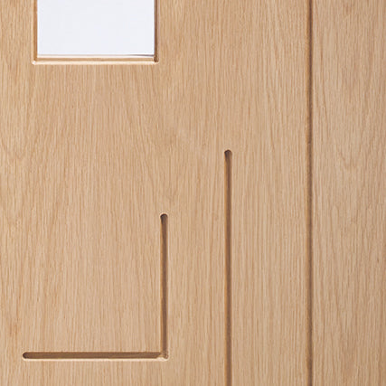 Altino Oak Clear Glazed Corner Profile