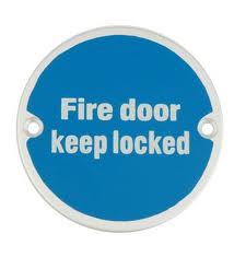 Fire Door Locked Symbol